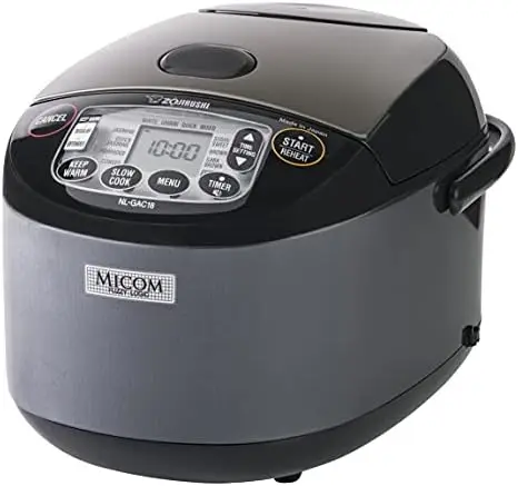 

BM Micom Rice Cooker & Warmer, 5.5-Cup, Metallic Black, Japan Cooking accessories Rice cook Ollas arroceras eléctricas Rice c