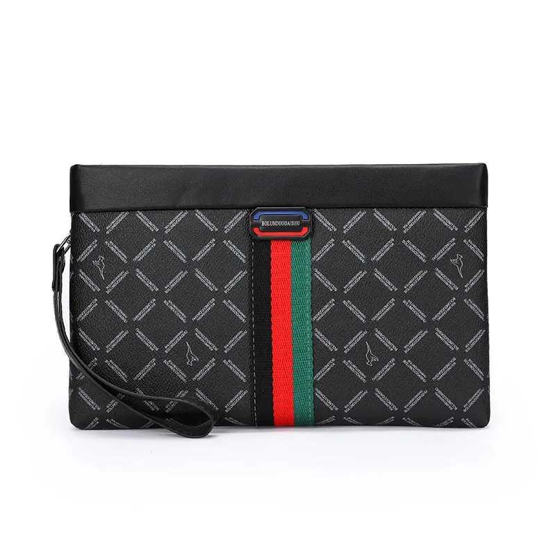 

Bag for Men Fashion Designer Brand Printed Men's Business Envelope Handbag Wallet Card Bag Sacoche Homme Bolso Hombre Handbags