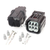 1 set 6 hole automobile electric wire plug 6188 4908 6189 7040 car oxygen sensor waterproof socket for honda