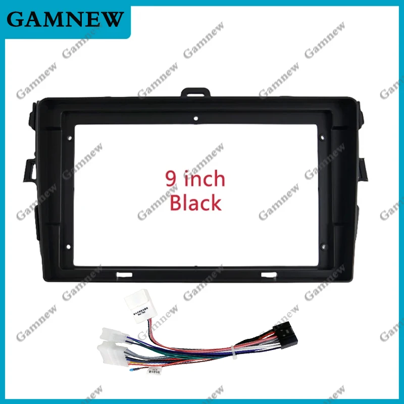 

9-дюймовая Автомобильная рамка, адаптер для Android, аксессуары для панели для Toyota Corolla Altis Feilder 2008-2010