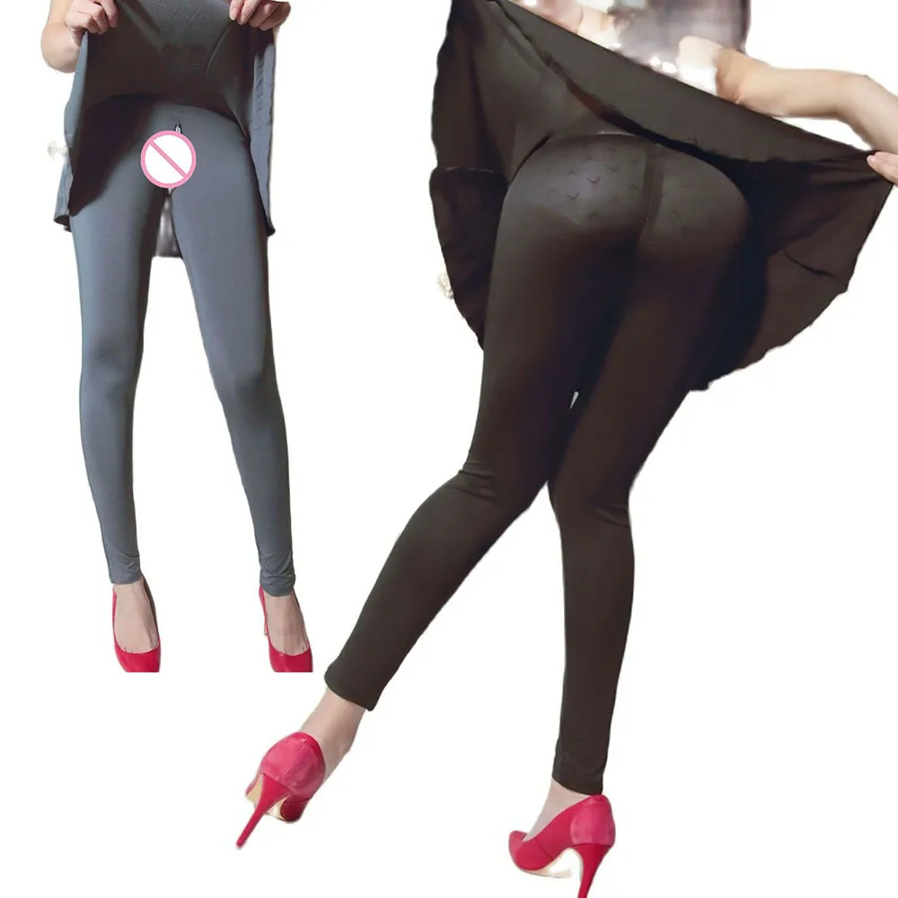 O Открытый секс в обществе промежность скрытая молния тренажерный зал Леггинсы