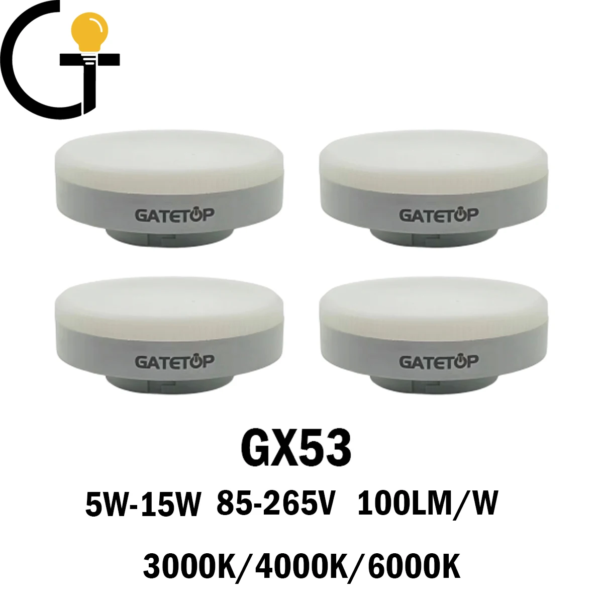 8 шт. фонарь для кухни лм/Вт