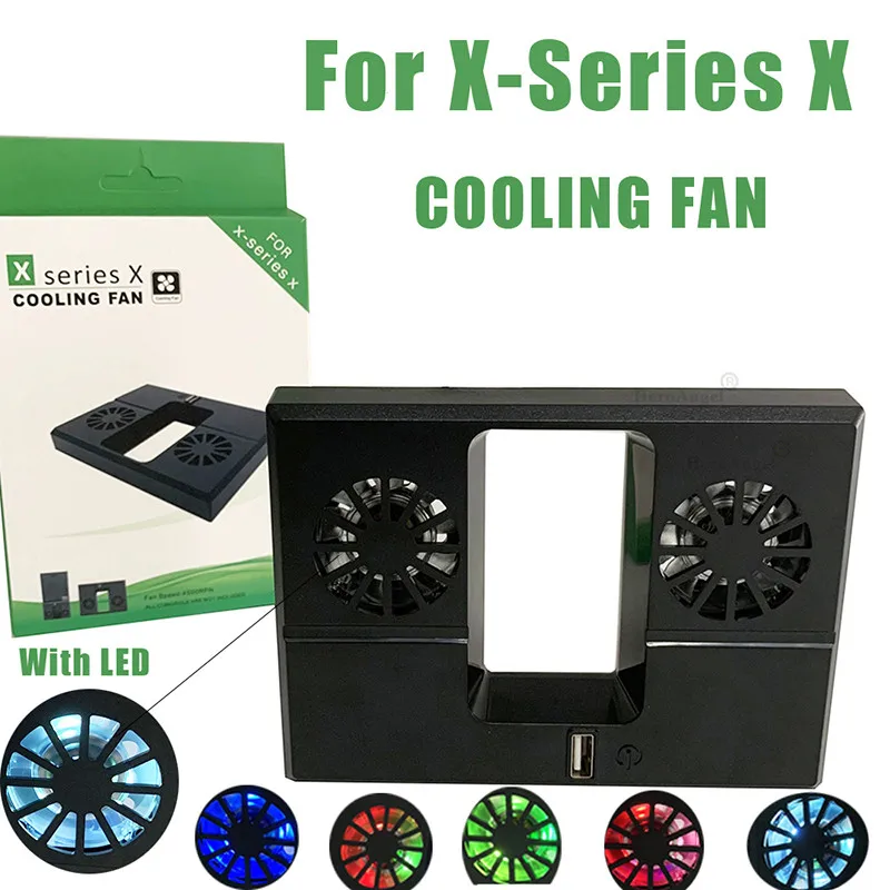 

Multi Cooler Fan Net For Xbox Series X Console Dust Cover With Headset Controller Mount Rack Holder For Xbox Series S Gamepad