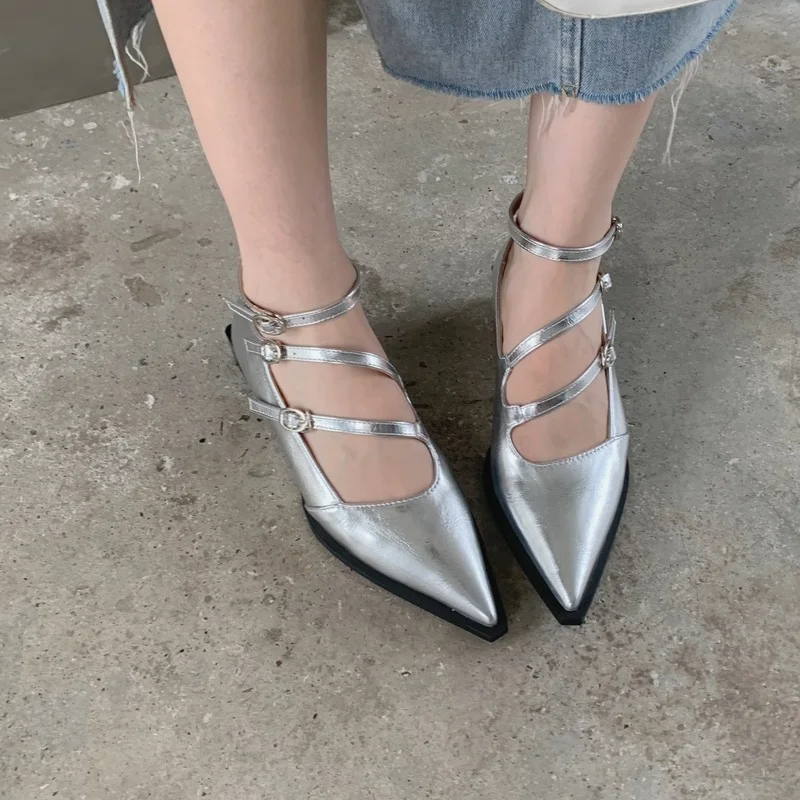 

Женские туфли-лодочки с круглым носком, на высоком каблуке, с пряжкой