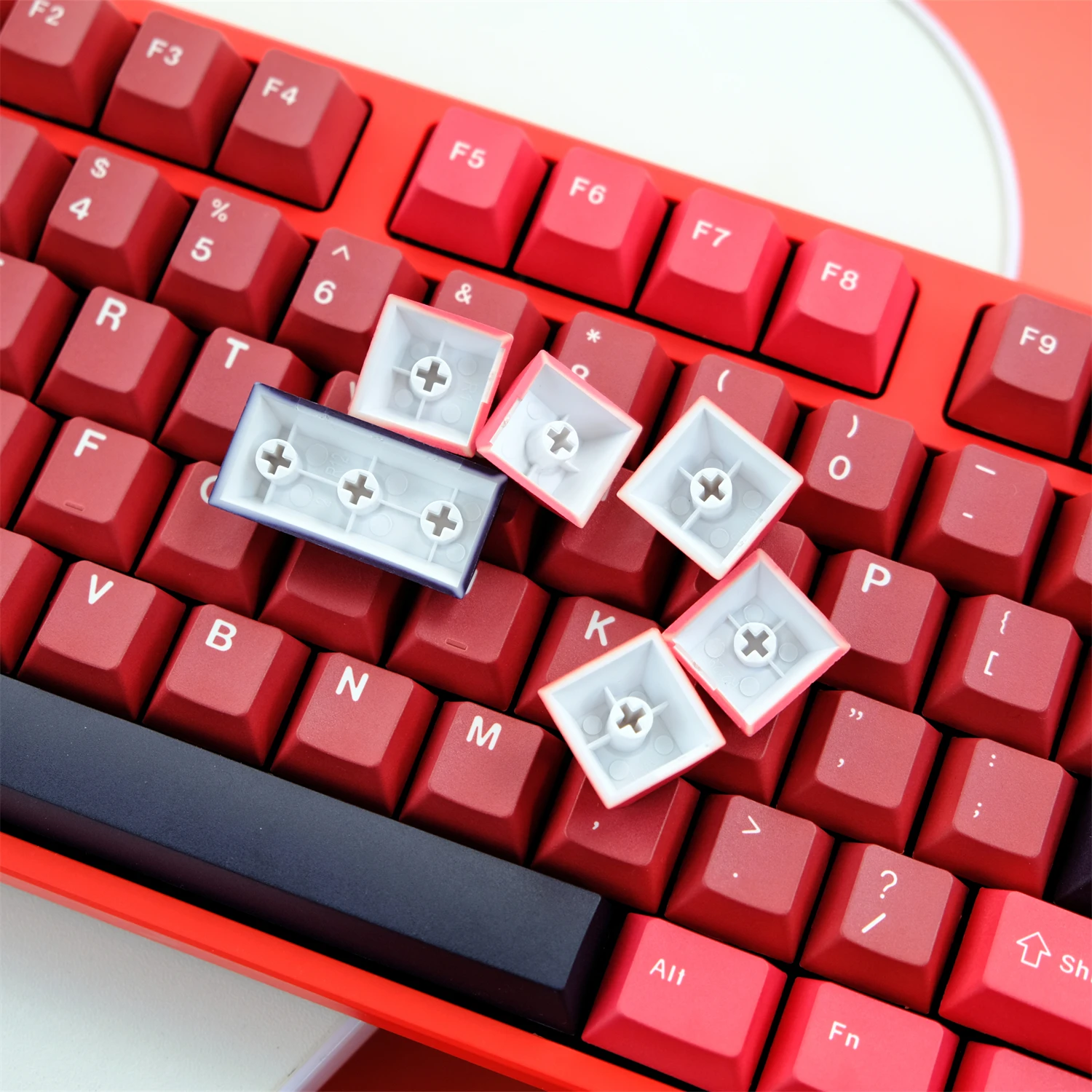 Фото Колпачки механических клавиш для Mx Switch GK61 Gk64, 129 клавиш/комплект №4