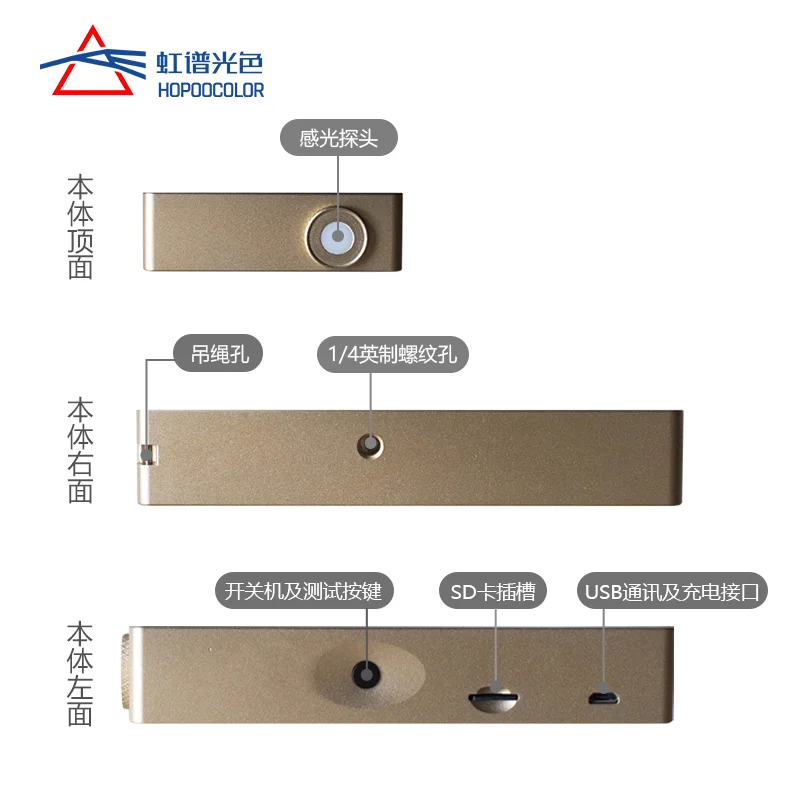 OHSP350 Ручной дешевый спектрометр по отличной цене с программным обеспечением для