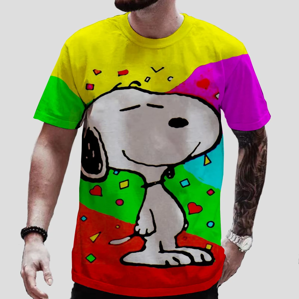 Спортивная женская футболка Snoopy с коротким рукавом