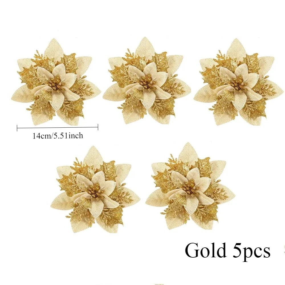 

Рождественский букет из искусственных цветов