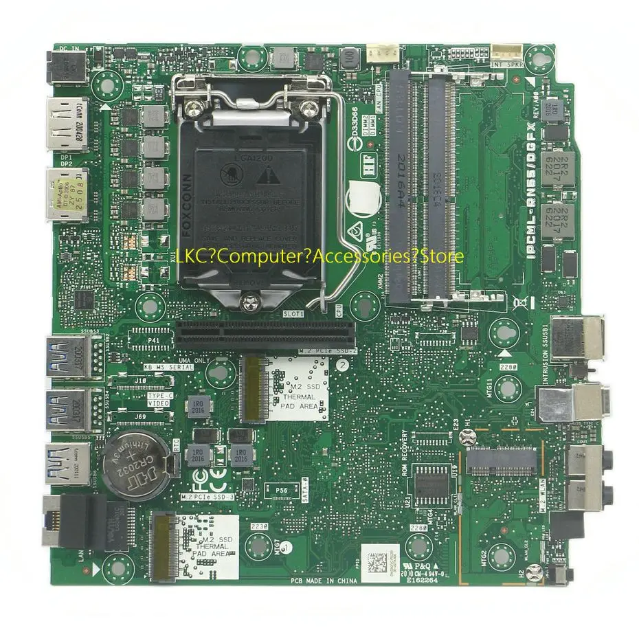 

New For Dell Optiplex 7080 Micro Motherboard 3KKVC 07YFHJ 03KKVC 0CXTHX CN-07YFHJ CN-03KKVC CN-0CXTHX IPCML-RN65/DGFX Mainboard