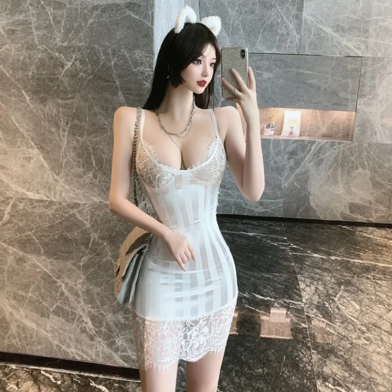 

#4124 белое кружевное короткое платье без бретелек, женское сексуальное облегающее мини-платье, эластичное платье-карандаш с открытой спиной,...