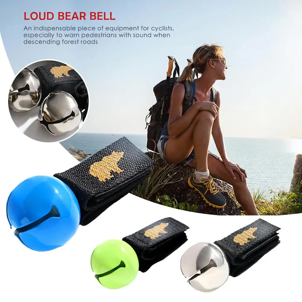 

Loud Bear Bell Hiking Gear Alloy Bear Bells With Silence Bell For Outdoor Survival Hiking Biking Fishing Climbing Accessori U3D7