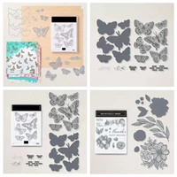 new butterfly metal cutting dies for scrapbooking handmade tools mold cut stencil new diy card make mould model craft decoration