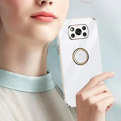 Невидимый гальванический чехол с кольцом и часами для Xiaomi Poco X3 X4 Pro NFC, защитный чехол для телефона Xiaomi Poco M3 M4 Pro 5G F3, чехол