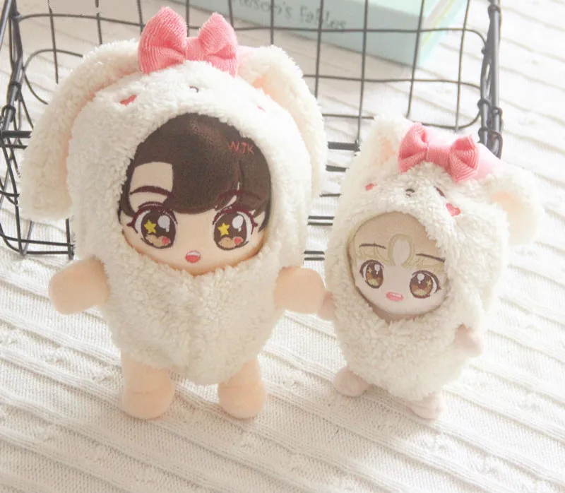 

[MYKPOP]KPOP Doll's Clothes & Accessoires- Bunny Hooded Bodysuit for 20cm and 15cm Dolls(without doll) Fans Gift SC23031005