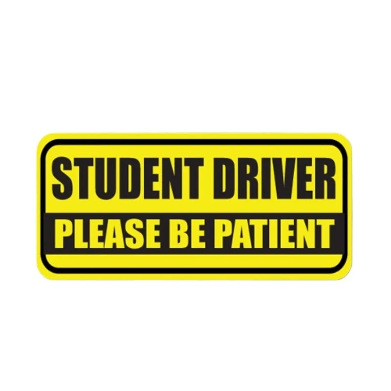 

Автомобильные наклейки, наклейки для студентов, предупреждение о водителях, виниловые предупреждения, школьников-подростков, 13 см, ПВХ KK