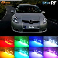 for toyota auris 2006 2007 2008 2009 bt app rf remote control multi color ultra bright rgb led angel eyes kit halo rings