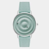 men women quartz watch japan movement magnetic levitation wristwatch waterproof stainless steel leather strap simple art design