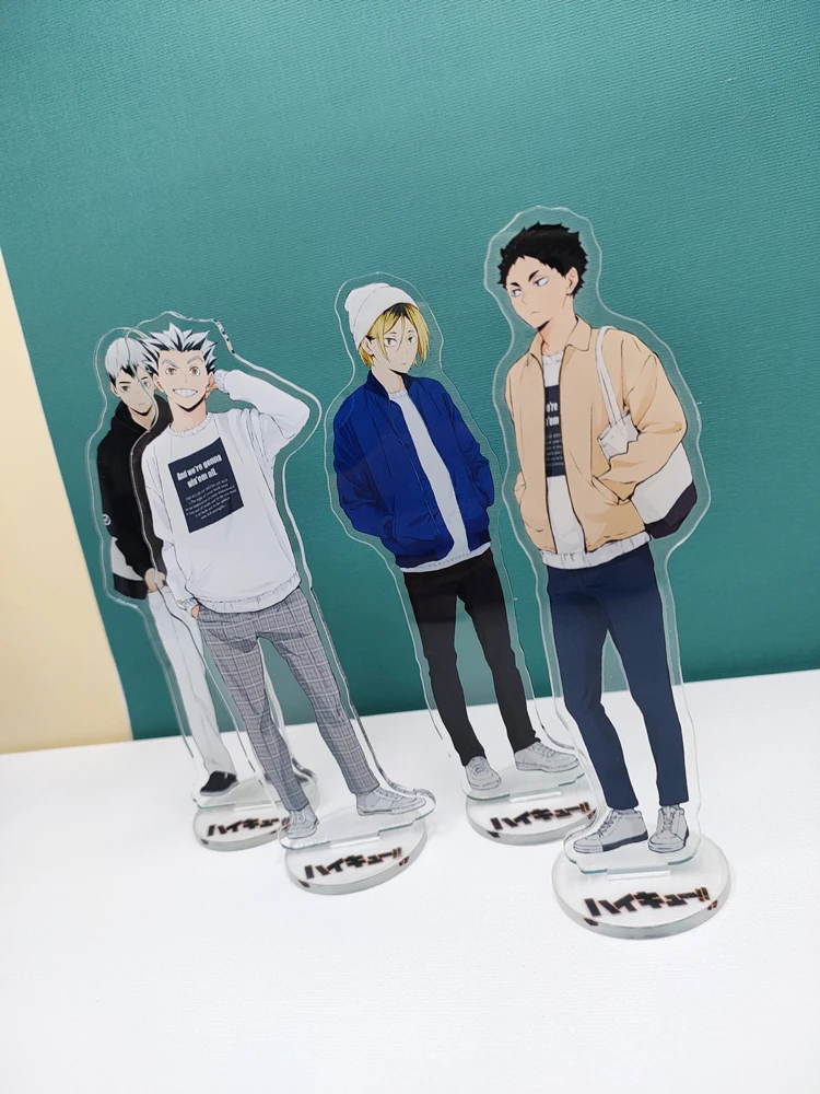 Игра Хайкю!! Shoyo Hinata Tetsurou Kuroo Косплей Повседневная одежда Покупки Стоячий знак