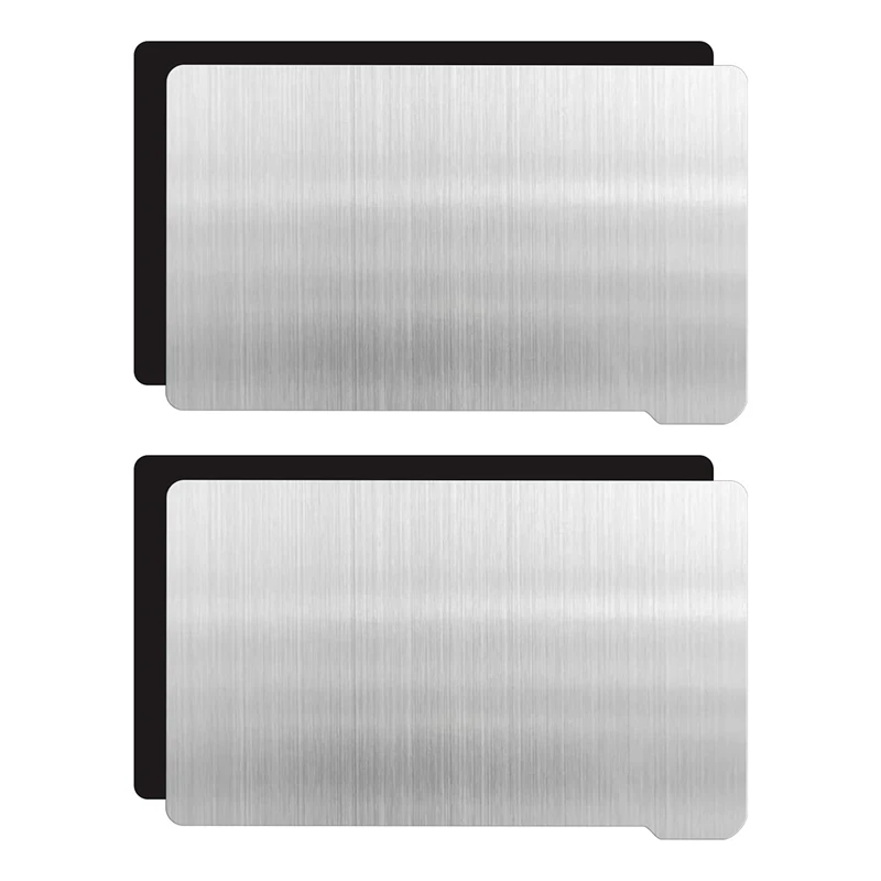 

Magnetic Surface 3D Printer Resin Flex Plate Heated Bed Made From Stainless Steel Build Surface 202X128mm