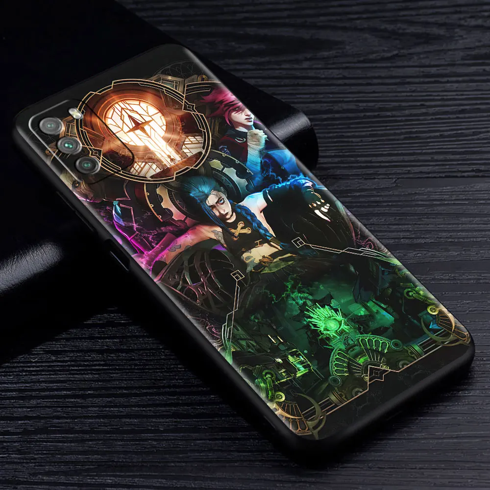 arcane hot anime silicone case for xiaomi mi poco x3 nfc m3 pro f3 gt m4 f1 x2 11t lite note 10 10t 9t shell phone cover funda free global shipping