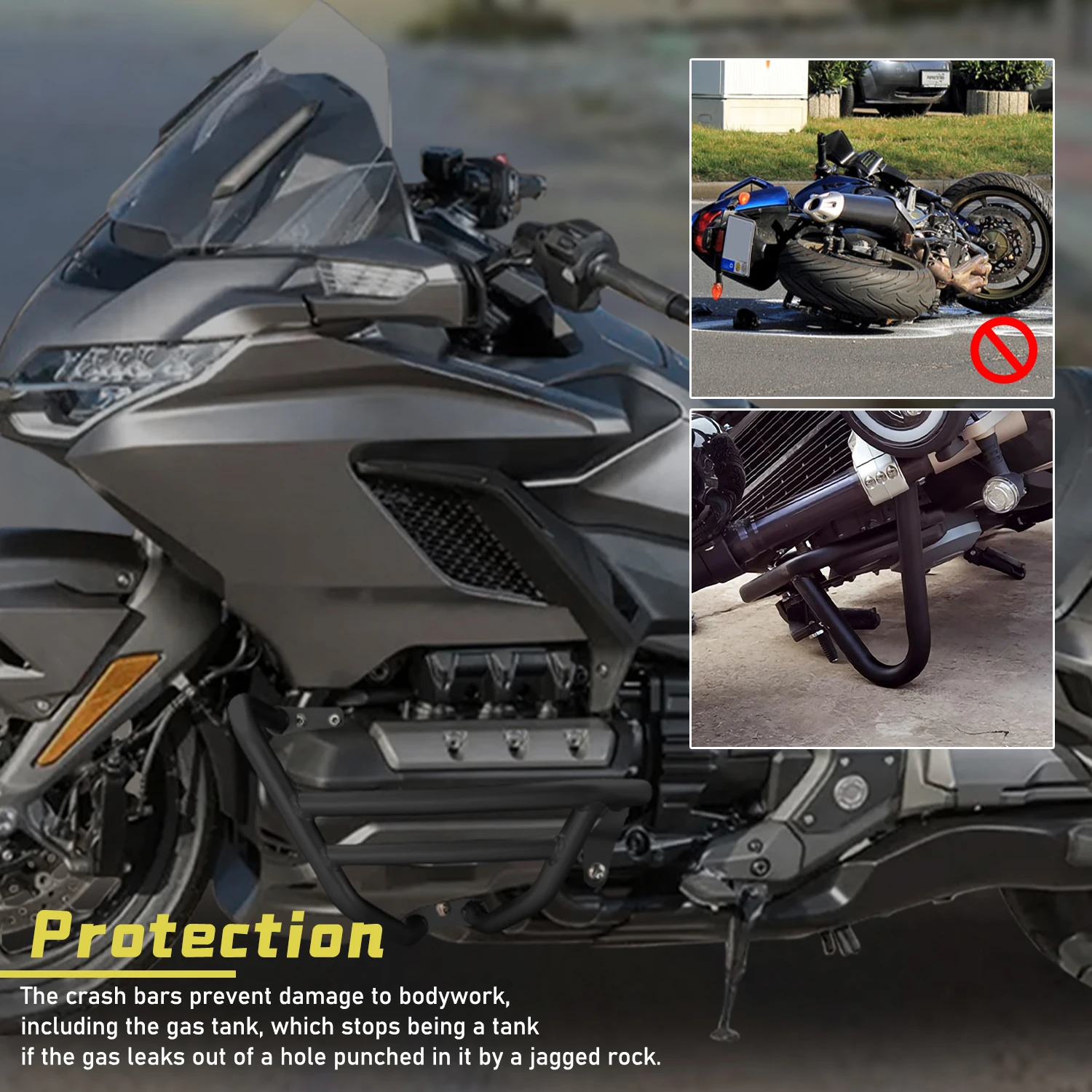 Запасные части для мотоцикла бампер защита двигателя Honda GL1800 F6C 2018 2019 2020