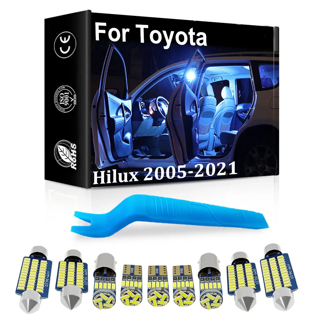 

Vehicle Canbus Interior LED Light For Toyota Hilux 2005 2010 2012 2014 2015 2016 2017 2018 2019 2020 Car Indoor Lamp Auto Parts