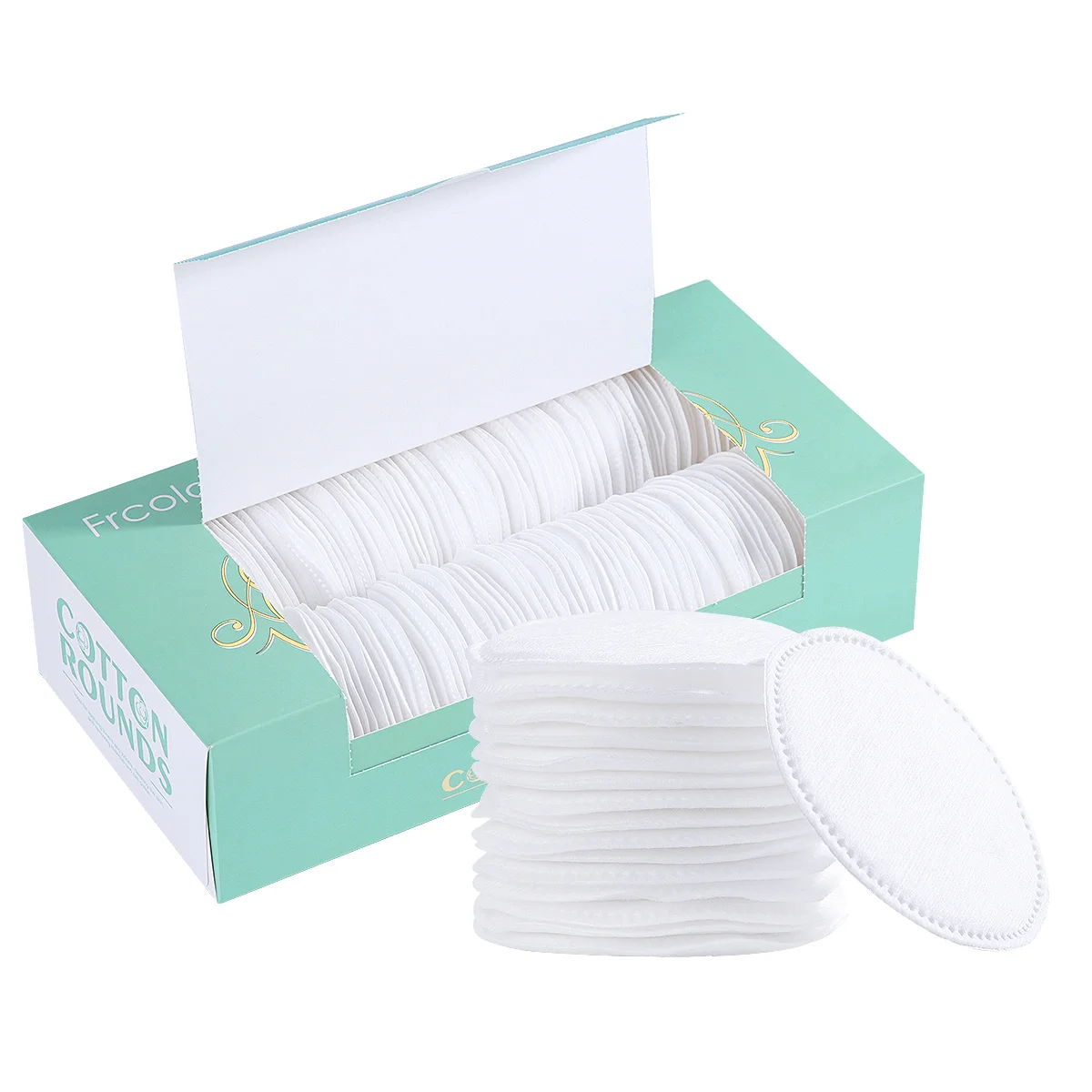 

FRCOLOR 200PCS Makeup Removal 3 Layers Cotton Pads for Makeup Removing