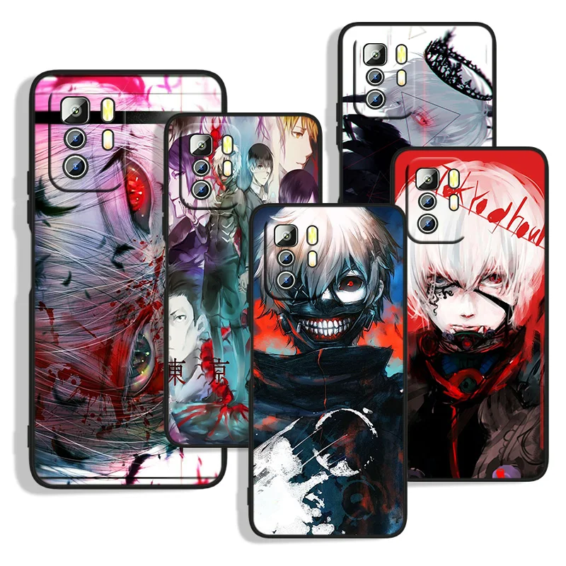 

Anime Tokyo Ghoul Phone Case For Xiaomi Redmi Note 11E 11T 11S 10T 10S 9S 9T 8T 7 Pro Plus Lite Max Black Cover