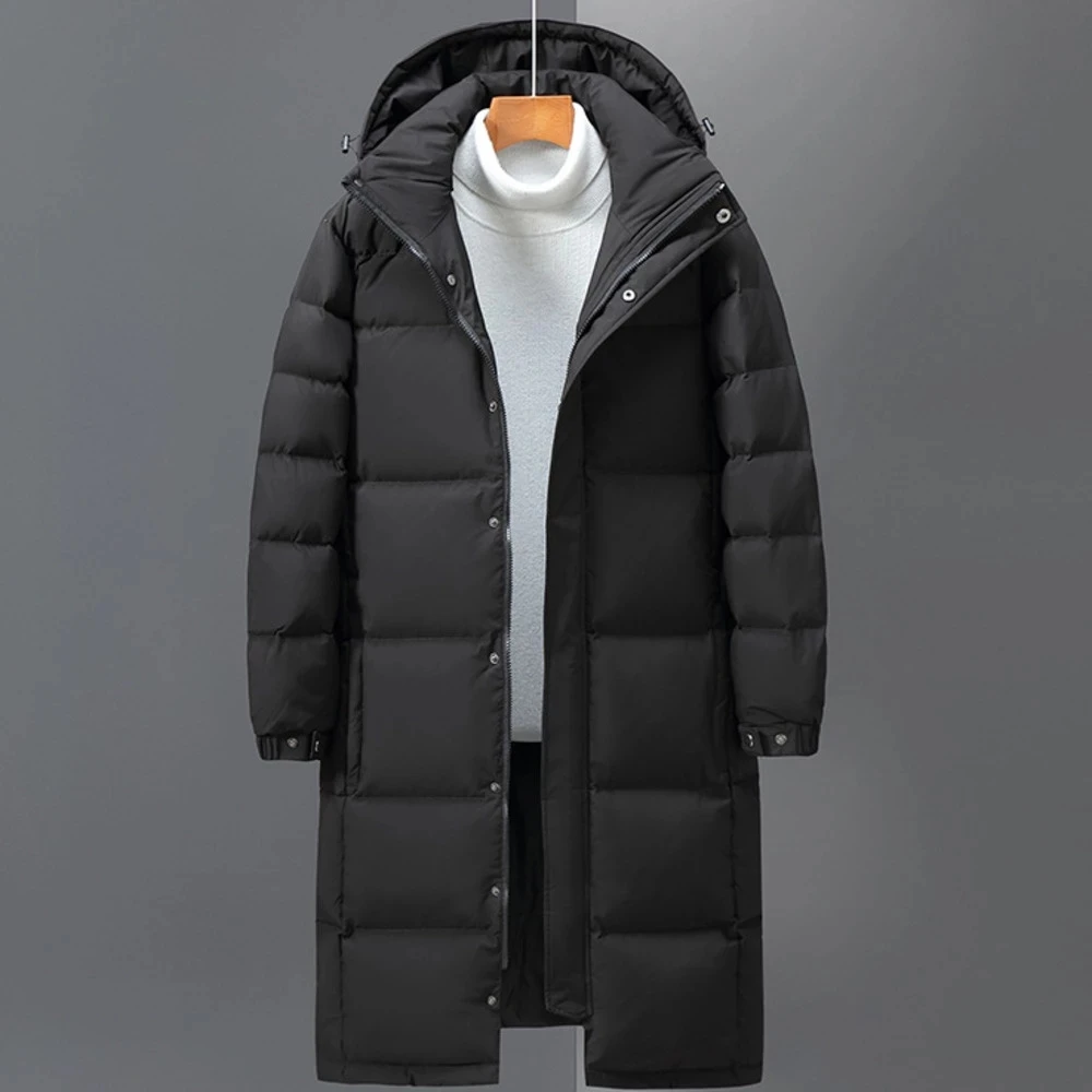 -30 Degrees Winter Hot Thicken Men's Down Jackets 2021 New Warm Parka Men Women Casual White Duck Down Coat Winter Snow Overcoat