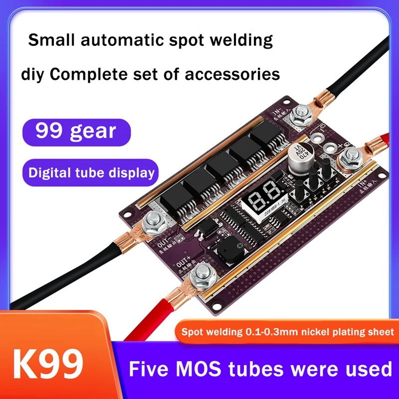 

K99 18650 Lithium Battery Spot Welding Machine Portable Spot Welding Machine Control Motherboard DIY Accessories