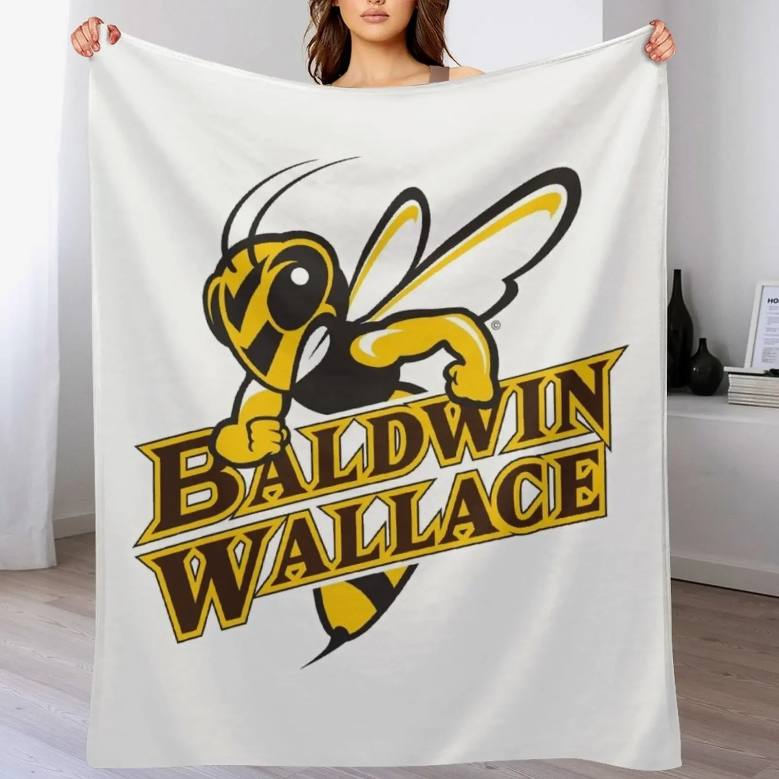 Новое одеяло Baldwin Wallace University Yellowjackets одеяла украшения для диванов постельное