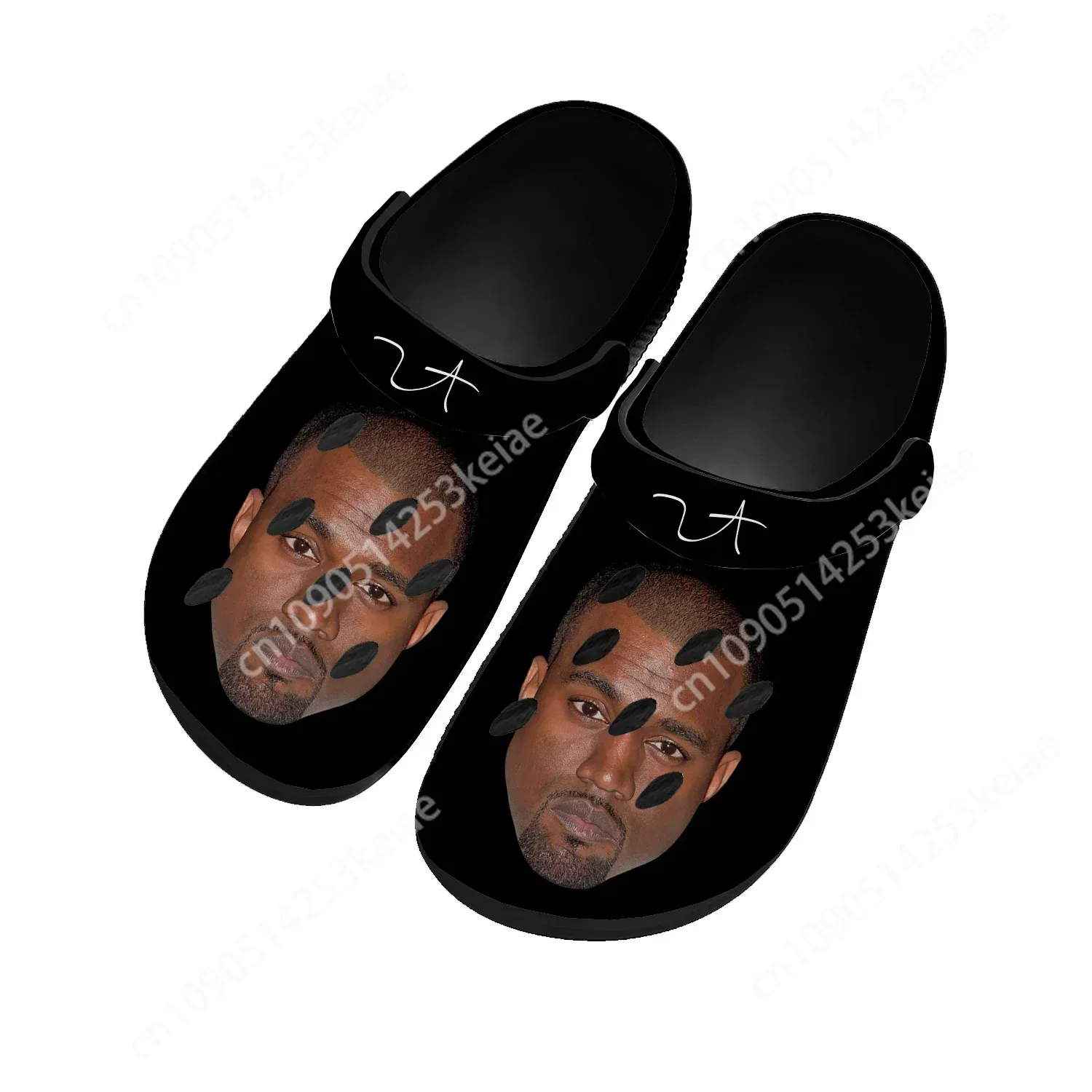 Kanye West Rapper Home Clog Mens Women Youth Boy Girl Sandals Shoes Garden Animal Breathable Shoe Beach Hole Custom Slippers