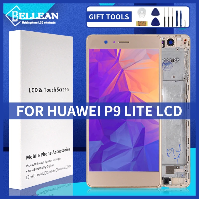 Оригинальный 5 2 дюймовый ЖК-дисплей Catteny для Huawei P9 Lite с сенсорной панелью