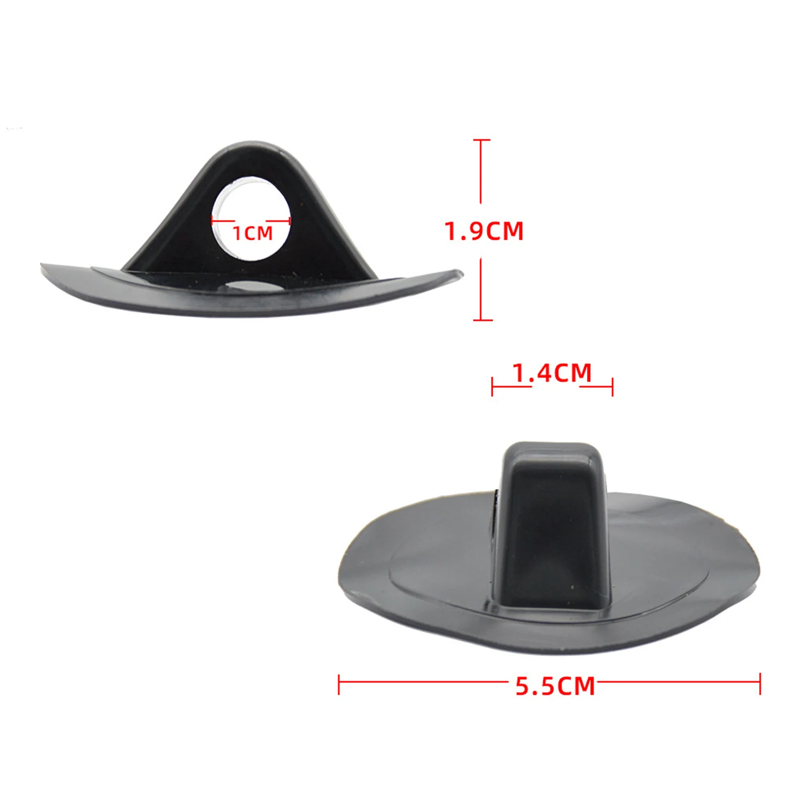 

Anchor Rope Buckle Safety Rope Buckle 2pieces Black Durable PVC Tough Canoes Dinghies For Inflatable Boats Kayaks