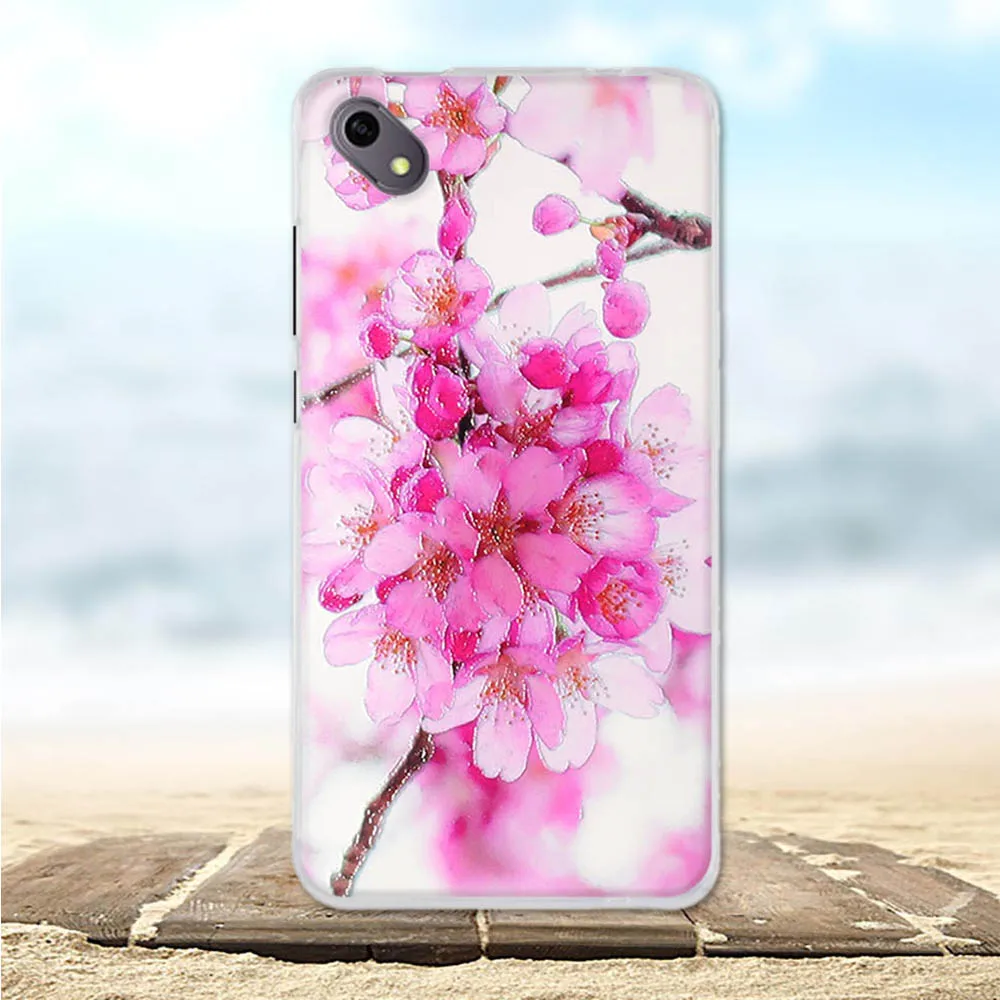 Для BQ BQ-5035 бархатный чехол мягкие силиконовые сумки из ТПУ цветок милый кот