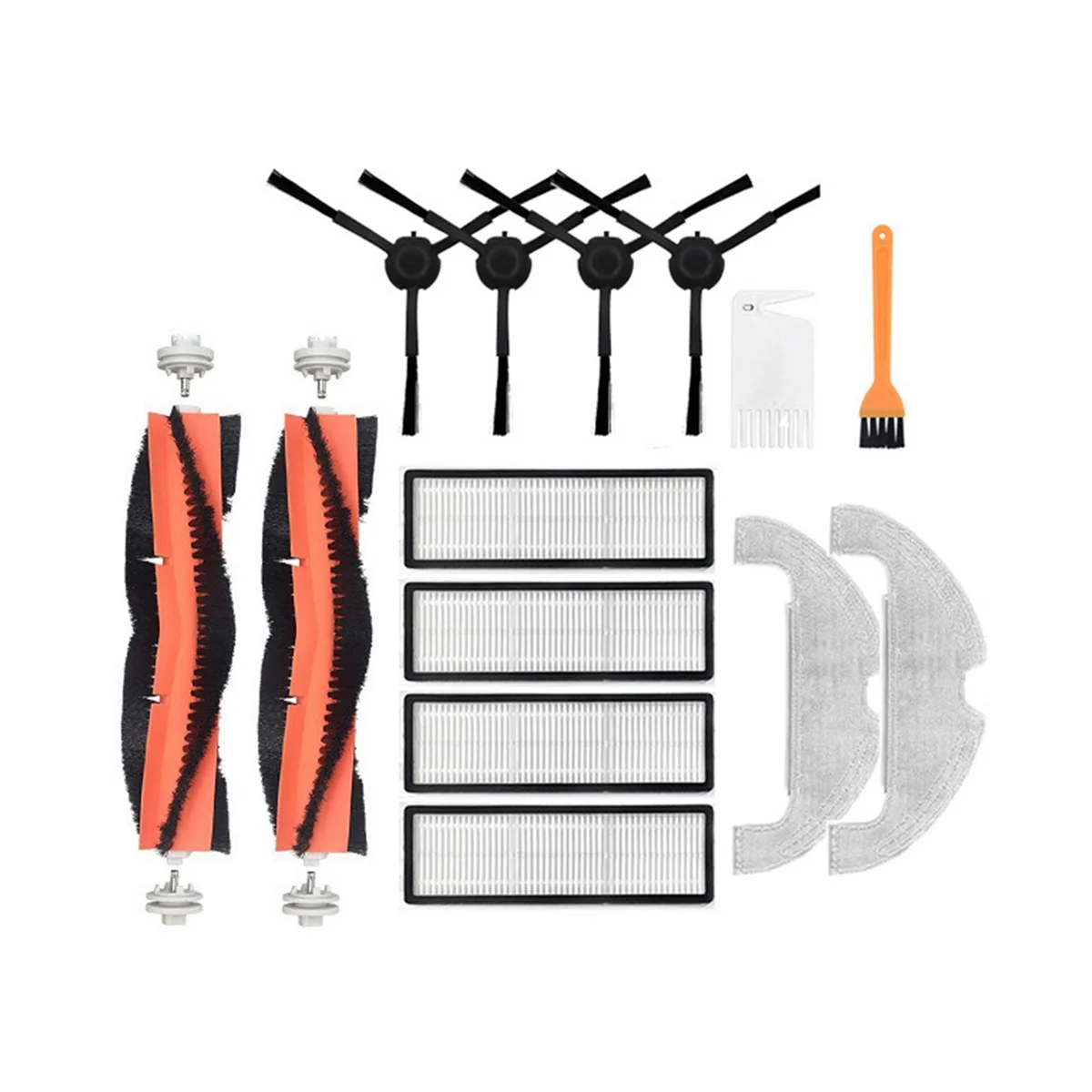 

For Mi Robot Vacuum-Mop 2 Ultra STYTJ05ZHM Cleaner Part Detachable Main Brush Hepa Filter Side Brush Mop Cloth