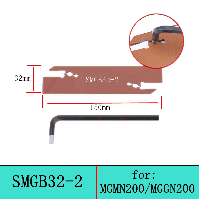 

Высококачественный SMGB SMBB series SMGB26 SMGB32 TGB26 TGB32 -2 -3 -4 -5 отрезной режущий держатель, никелированный белый Бутик
