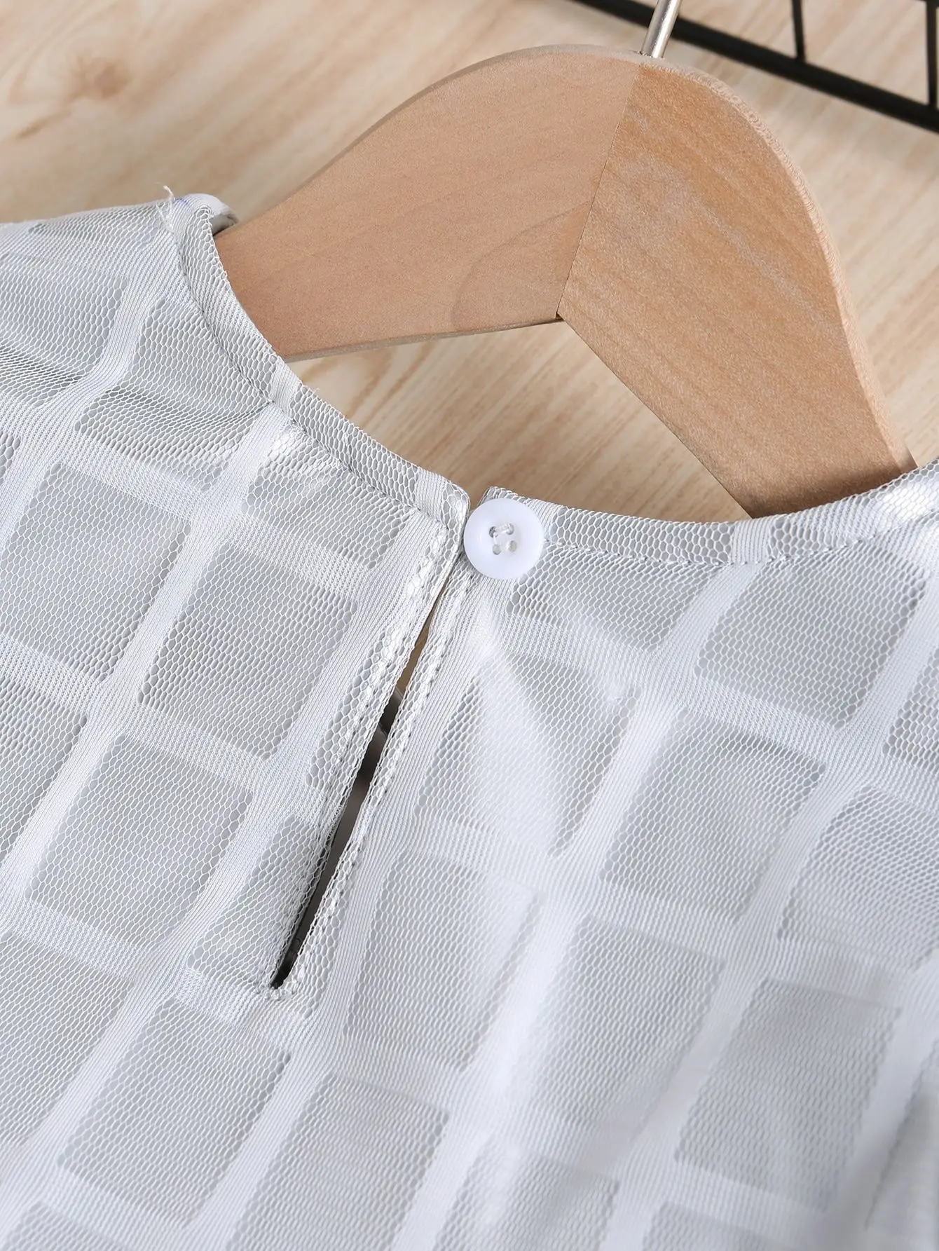 Pretty Princess Summer Short Sleeve Plaid PU Top T-shirts Mesh Flower Knee-length Skirts Kids Baby Children Clothing Set 2pcs