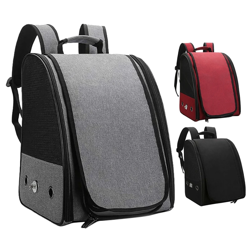 

Portable Bird Carrier Cage Bag Breathable Parrot Out Backpack Pet Travel Box Carrier For Large And Small Birds
