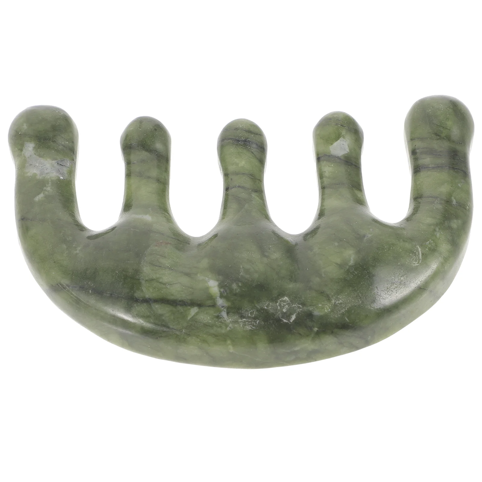 Инструмент для лица массажер нефритовая расческа кожа головы Гуа Ша