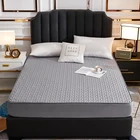 Водонепроницаемая плотная стеганая простыня, натяжная простыня, протектор для матраса, 150x200 180x200 200x220, однотонный