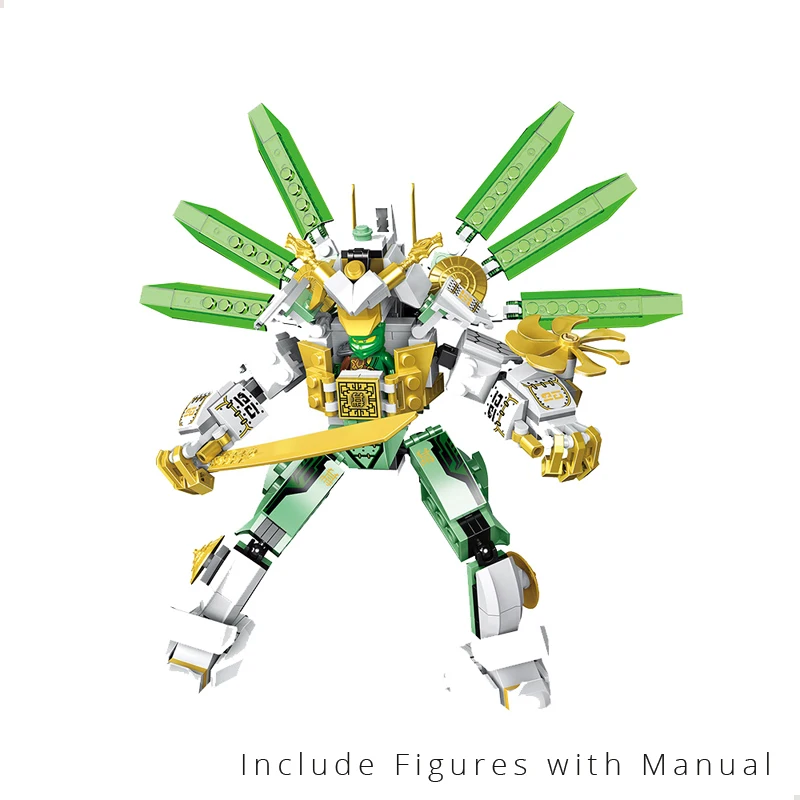 

Конструктор Lloyd's Titan Mech из новой серии, куклы, совместимые с кубиками, игрушки «сделай сам» для детей, Рождественский подарок