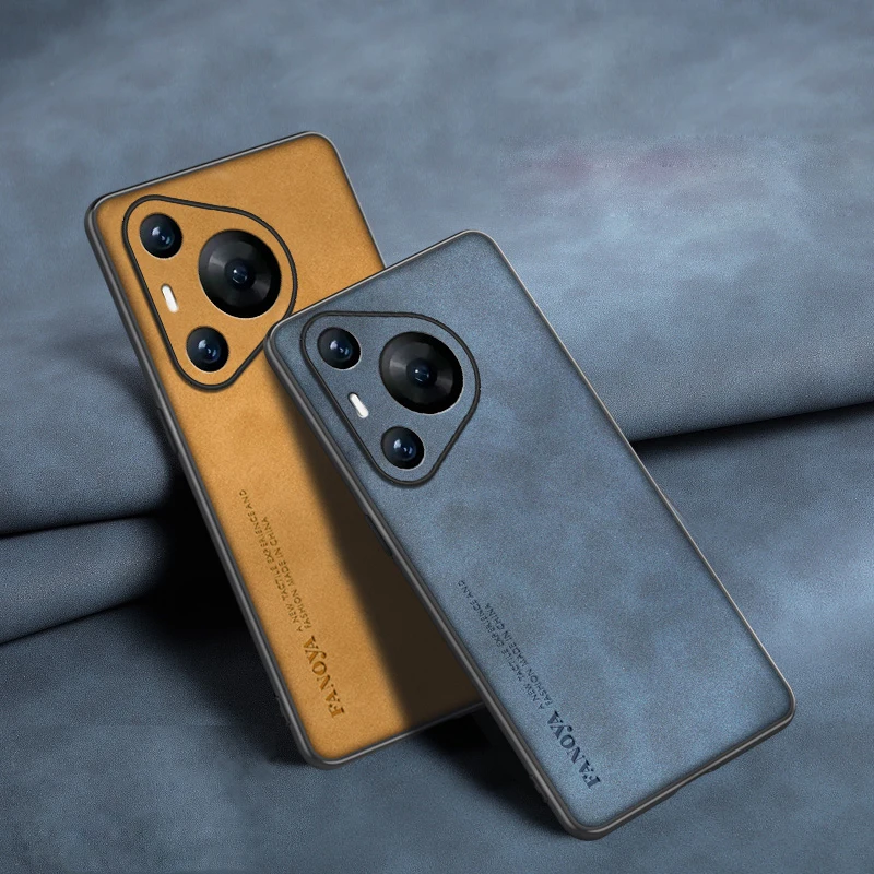 Чехол-бампер из искусственной кожи для Huawei P70 Pro