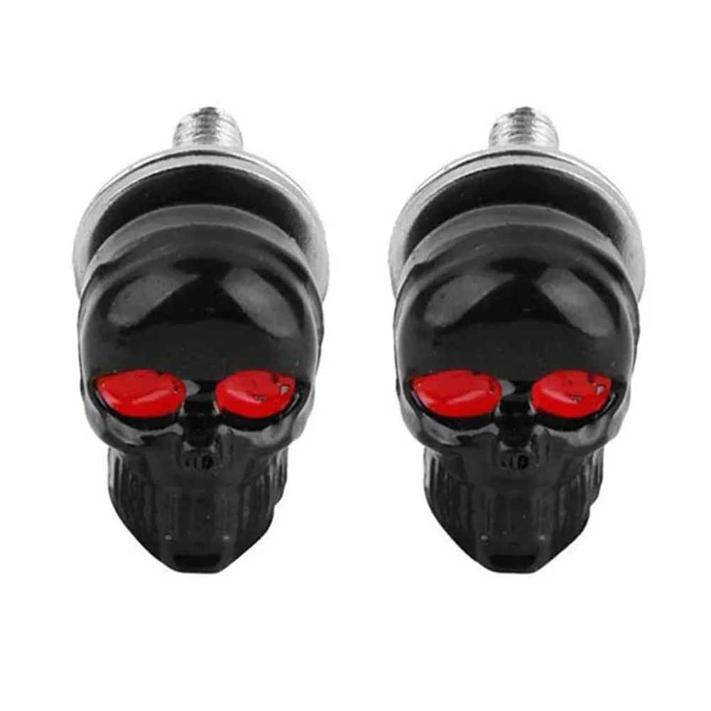 

2 шт., болты рамы номерного знака с черепом мотоцикла, винты, винты для авто номерного знака, крепежные болты для автомобиля, грузовика, болты для любых болтов 6 мм