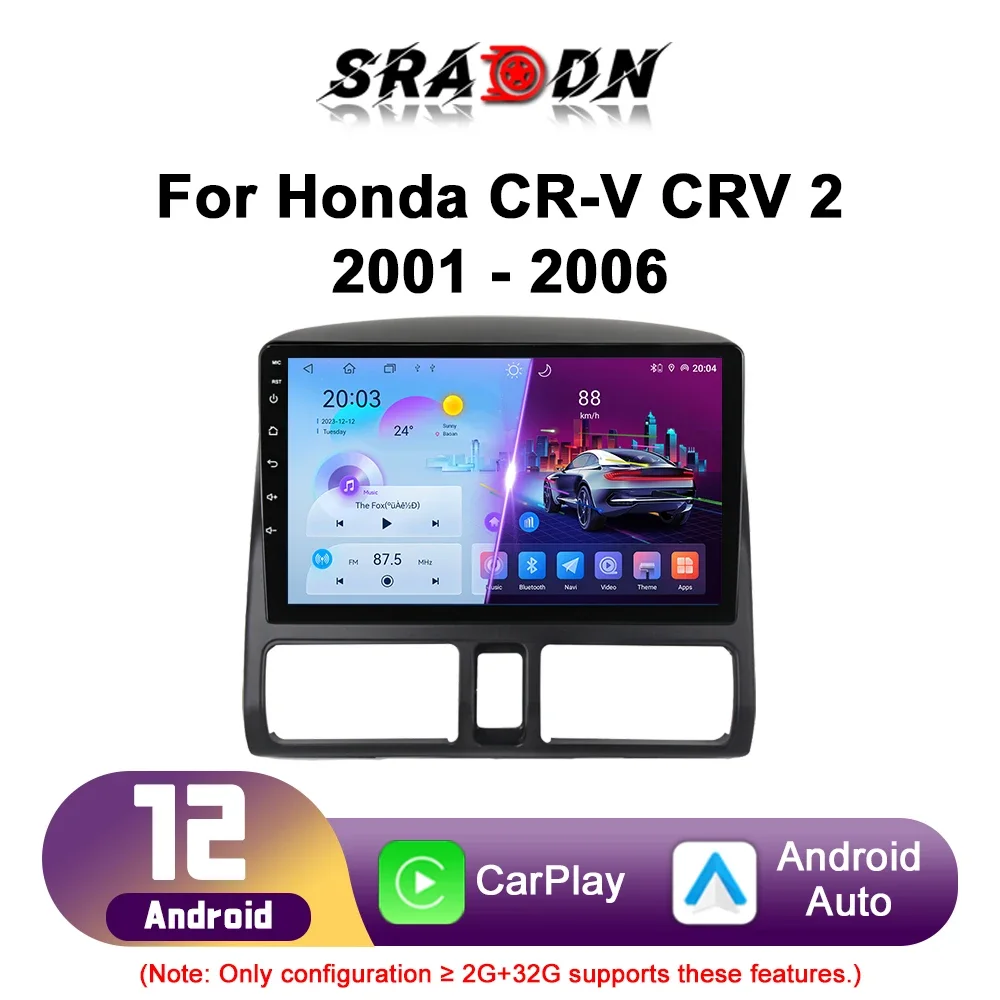 Для Honda CR-V 2 CRV 2001 2002 2003 2004 2005 2006 Android Car Radio Автомобильный мультимедийный видеоплеер