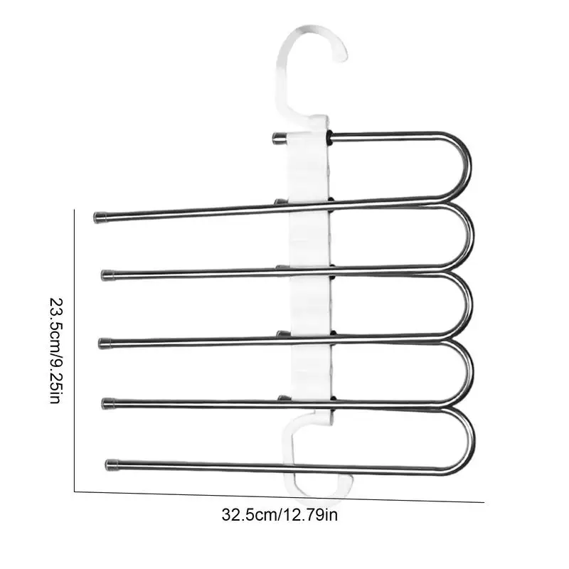 Вешалки для брюк Экономия места Складные вешалки Противоскользящая вешалка