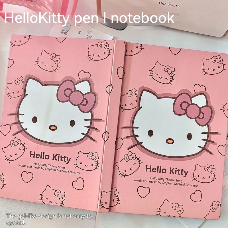 Miniso розовый блокнот милый аниме мультфильм высокая красота студент обучение