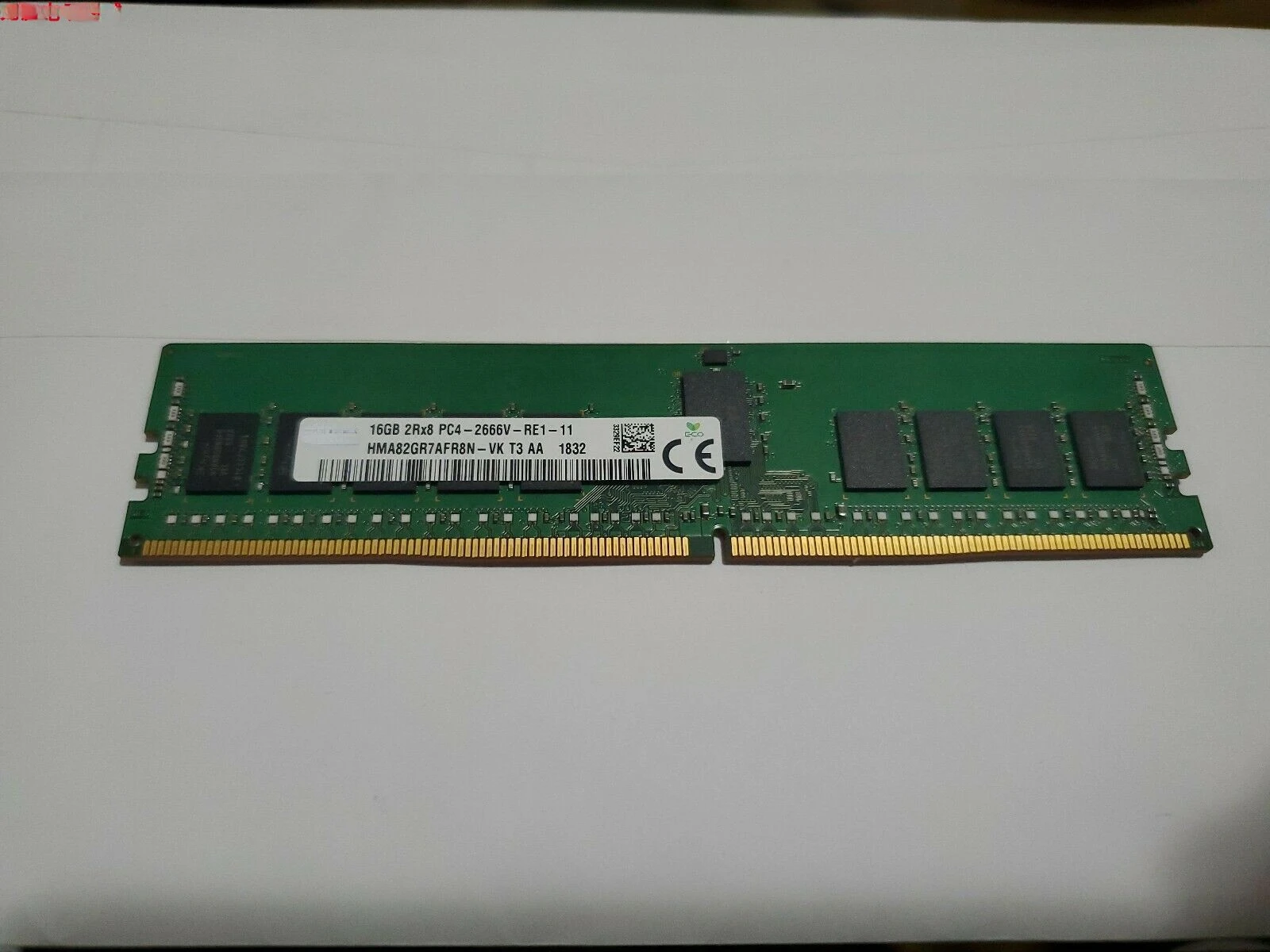 

Память RAM HMA82GR7AFR8N-VK 16G 2RX8 PC4-2666V ECC REG
