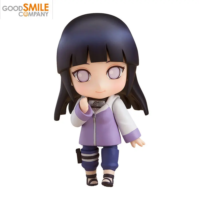 

In Stock Good Smile Original GSC Nendoroid NARUTO Hyuga Hinata Anime Version Q Movable Action Figure Model Children's Gifts