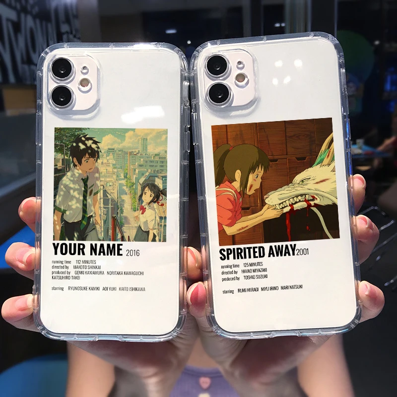 Чехол для телефона с рисунком из аниме Ваше имя Kimi no Na wa and Totoro чехол iPhone SE 2020 6 6S 7 8